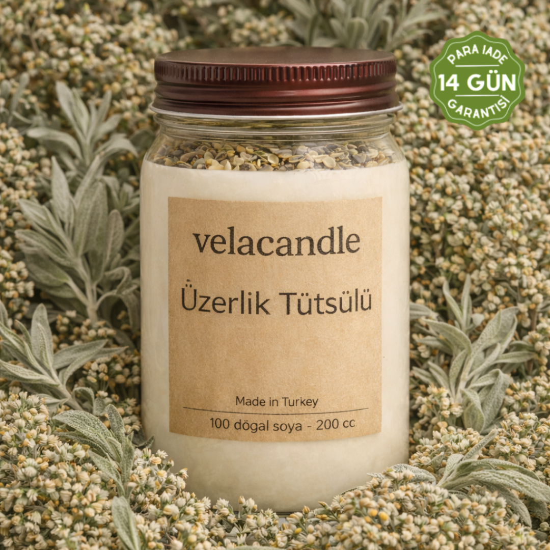 Nazar Arındırıcı Ritüel Mum (Üzerlik & Ada Çayı)