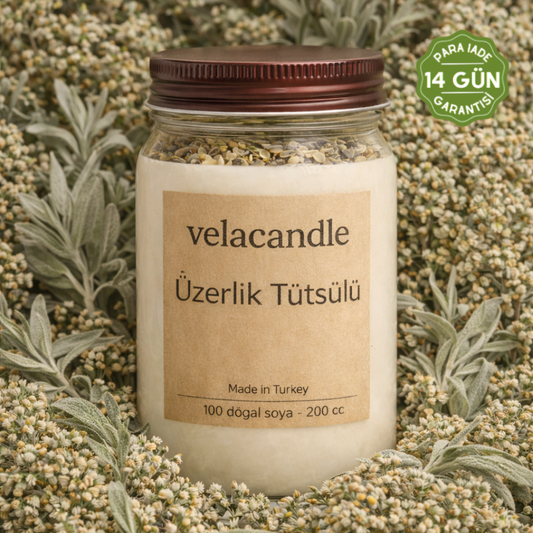 Nazar Arındırıcı Ritüel Mum (Üzerlik & Ada Çayı)