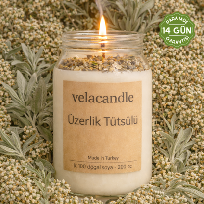 Nazar Arındırıcı Ritüel Mum (Üzerlik & Ada Çayı)