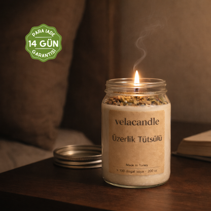 Nazar Arındırıcı Ritüel Mum (Üzerlik & Ada Çayı)