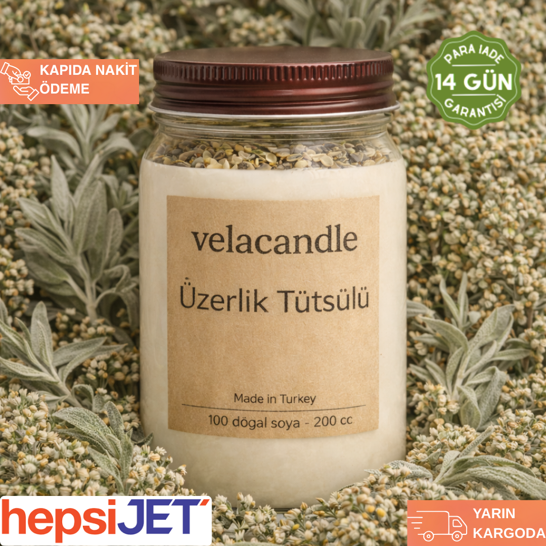 Nazar Arındırıcı Ritüel Mum (Üzerlik & Ada Çayı)